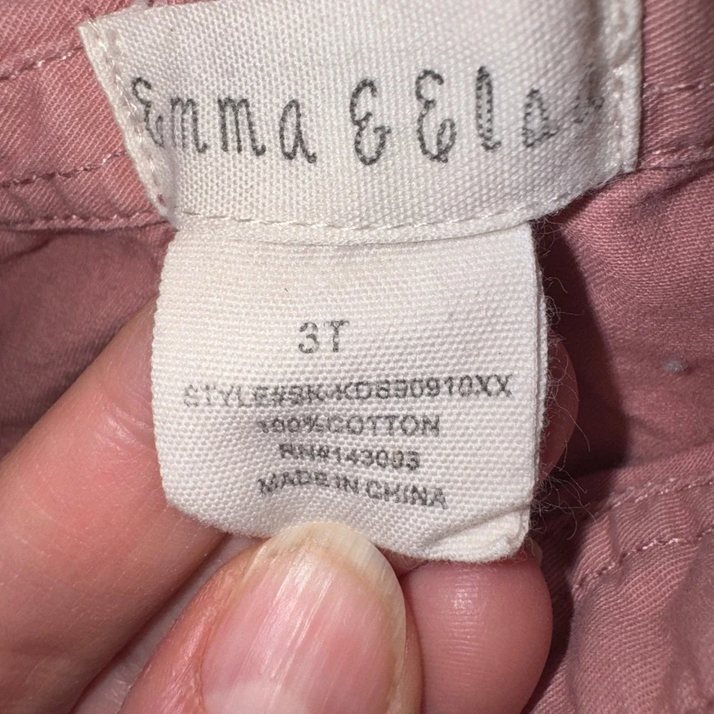 Emma & Ella Cat & Jack Jacket and Jeans Set Toddler 3T Pink Blue Distressed 2pc